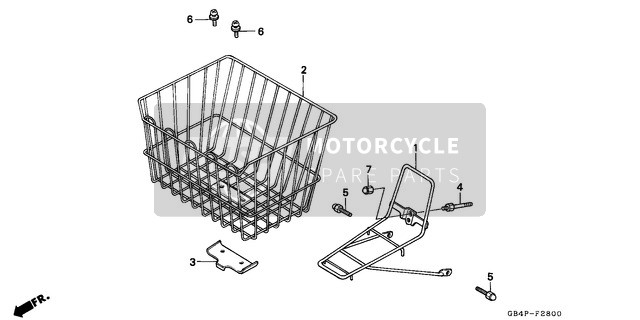 Honda C50 1993 De Visage Transporteur pour un 1993 Honda C50